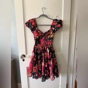 Free People Multicolor Floral Dress